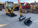 2023 Caterpillar 301.8 mini excavator, front three-quarter view