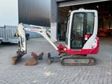 2021 Takeuchi TB216 mini excavator, side view