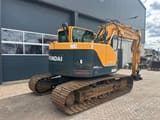 2011 Hyundai R145LCR-9S crawler excavator, rear three-quarter view
