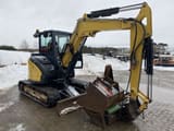 2017 Yanmar VIO50-6 mini excavator, side profile view