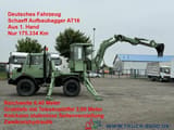 1996 Unimog AT16 wheel excavator, side view