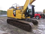 2017 Caterpillar 320FL crawler excavator, side view