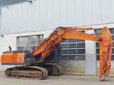 2014 Hitachi KMC350-5 demolition excavator, side view