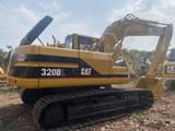 2008 Caterpillar 320BL crawler excavator, rear three-quarter view