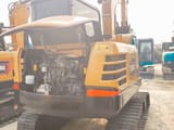 2024 Sany SY60C crawler excavator rear view with engine compartment open