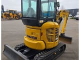 2024 Komatsu PC26 MR-5 mini excavator, rear three-quarter view