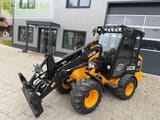 2022 JCB 403 Smart Power High Lift mini excavator, front three-quarter view