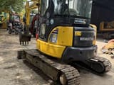 2012 Komatsu PC-55MR mini excavator, rear three-quarter view