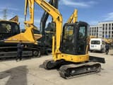 2024 Komatsu PC35MR-2 mini excavator, three-quarter front view