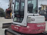 2007 Takeuchi TB153FR mini excavator, rear three-quarter view