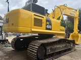 2023 Komatsu PC400-8 crawler excavator, rear three-quarter view