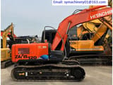 2024 Hitachi Zaxis 120 mini excavator, side profile view