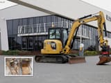 2019 Caterpillar 305.5E2 mini excavator, side profile view