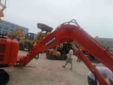2022 Doosan DX55 crawler excavator boom and arm detail