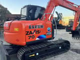 2009 Hitachi ZAXIS 70 crawler excavator, rear three-quarter view