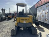 2014 Komatsu PC55MR-3 mini excavator rear view