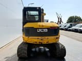 2019 JCB 86C-1 mini excavator, rear view