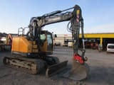 2022 Hyundai HX130 ALCR crawler excavator, side view