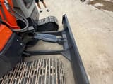 2023 Hitachi ZX55 mini excavator front blade view