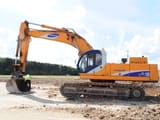 Samsung SE 450 LC crawler excavator, side view
