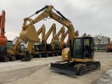 2020 Caterpillar 308D crawler excavator, front three-quarter view