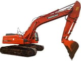 2013 Doosan DX300LC crawler excavator, side profile view