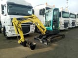 2012 Yanmar ViO25-4 mini excavator, front three-quarter view