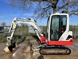 2020 Takeuchi TB225 mini excavator, side view