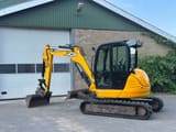 2015 JCB 8045 ZTS mini excavator, side view