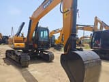 2022 Sany SY155C crawler excavator, front three-quarter view