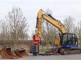 2018 Caterpillar 325 F LCR crawler excavator with Movax attachment