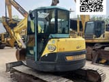 2020 Yanmar VIO80 excavator, rear three-quarter view