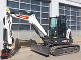 2022 Bobcat E55 Z mini excavator, side view