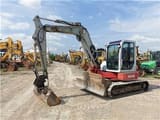 2003 Takeuchi TB80FR mini excavator, side view