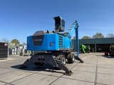 2019 Fuchs MHL360 T4F material handler, rear three-quarter view