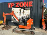 2017 Hitachi ZX26U-5 mini excavator, side view