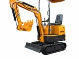 2022 Vemac XN08 mini excavator, three-quarter view