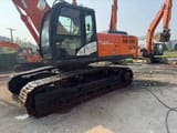 2019 Hitachi Zaxis 350 crawler excavator, side view