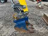 2024 Wacker Neuson EZ26-2 mini excavator bucket and quick coupler detail