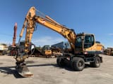 2014 Hyundai R180W-9A wheel excavator, side view