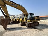 2018 Caterpillar 336D crawler excavator, side profile view