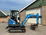 Wacker Neuson ET24 mini excavator, side view