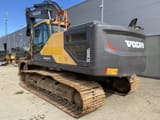 2016 Volvo EC300EL crawler excavator, rear three-quarter view