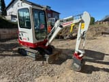 2023 Takeuchi TB216 V0 mini excavator, side view