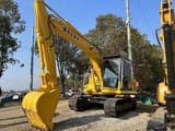 2023 Komatsu PC130-8 crawler excavator, front three-quarter view