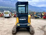 2016 Komatsu PC35MR-3 mini excavator, rear view