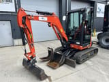 2024 Kubota U27-4 mini excavator, side view
