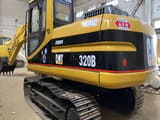 2008 Caterpillar 320B crawler excavator, rear three-quarter view