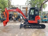 2024 Kubota KX155-5 mini excavator, side profile view
