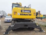 2023 Komatsu PW160W-7 wheel excavator rear view